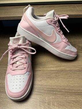 Nike Court Borough Low Recraft Pink Foam White GS Sz 7Y (Women’s 8.5) EUR 40
